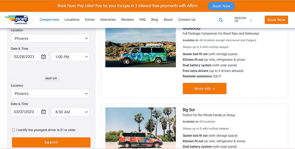 10 Best Campervan & RV Rentals in Phoenix (Arizona)